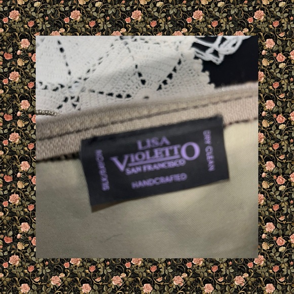 Lisa Violetto  SF Vintage Inspired Elegant Beaded Shoulder Evening Bag - Picture 7 of 8